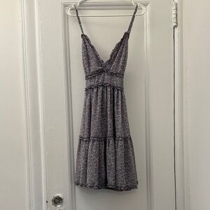 She and Sky Lavender Floral Mini Dress